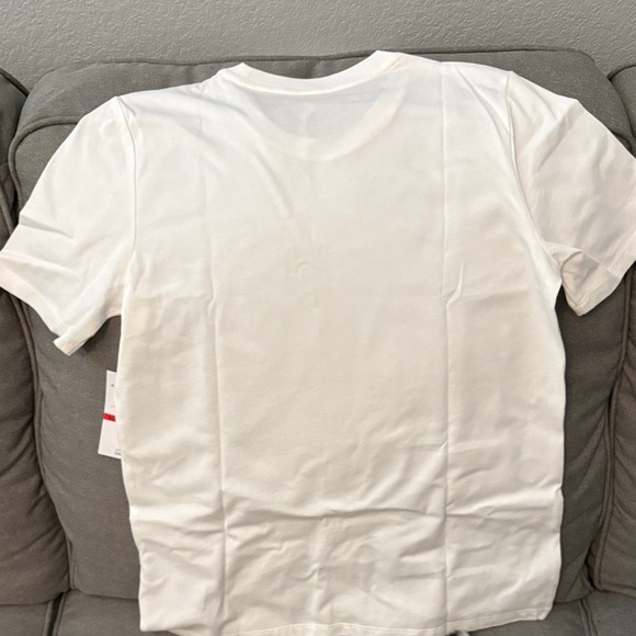 Michael Kors Cream Tee with Gold Studded Logo - Picture 6 of 6